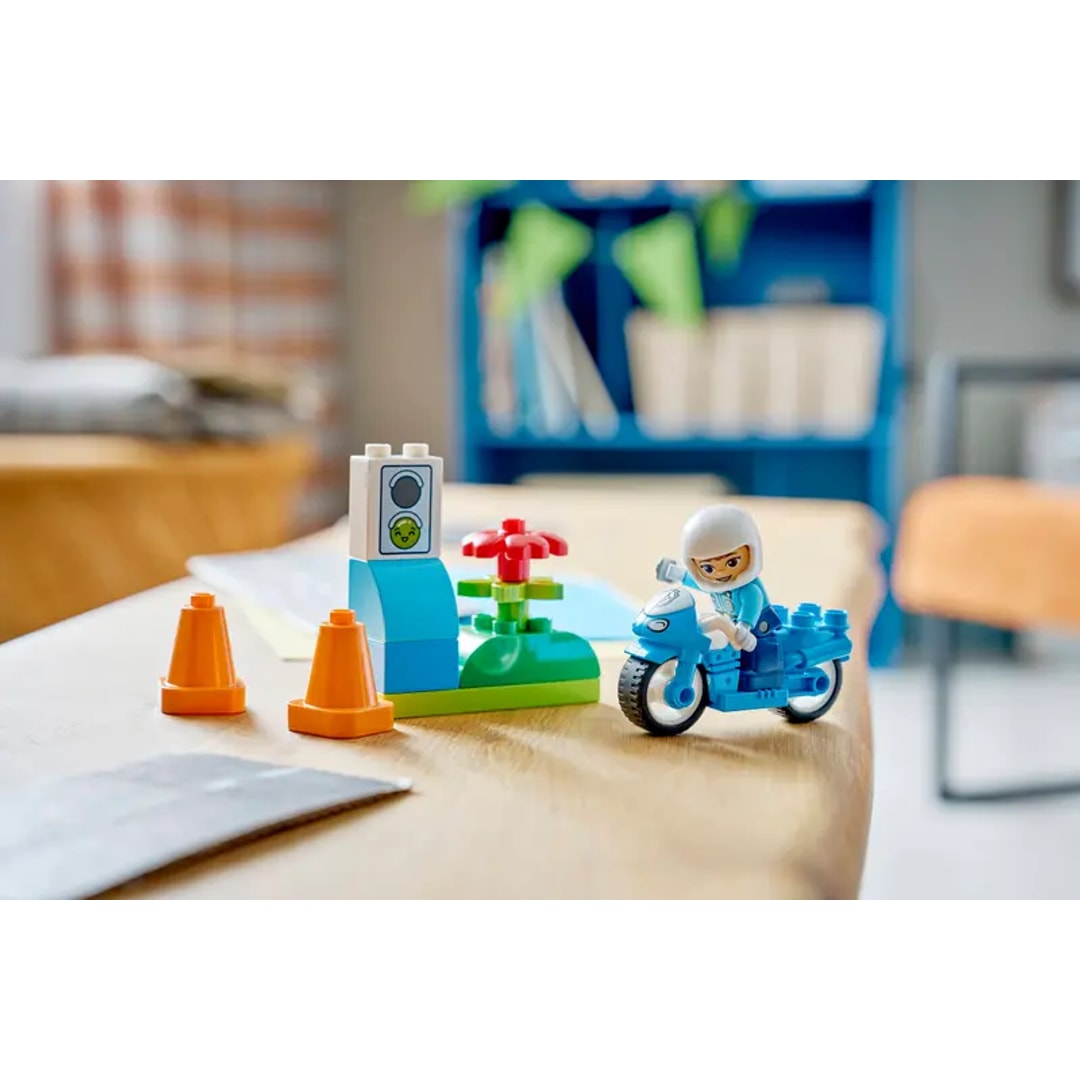 Lego blå politimotorsykkel - Bilde 8