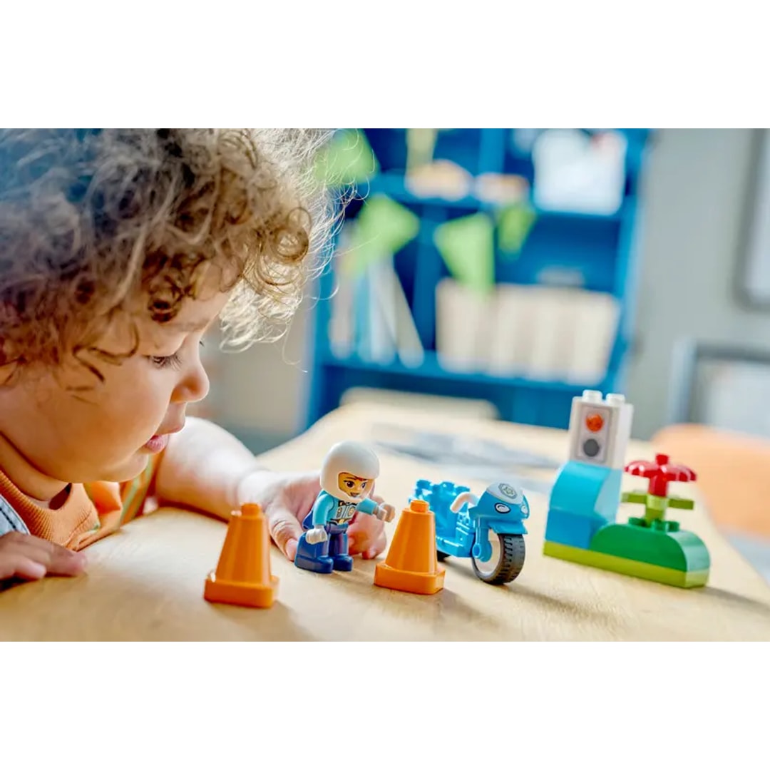 Lego blå politimotorsykkel - Bilde 9