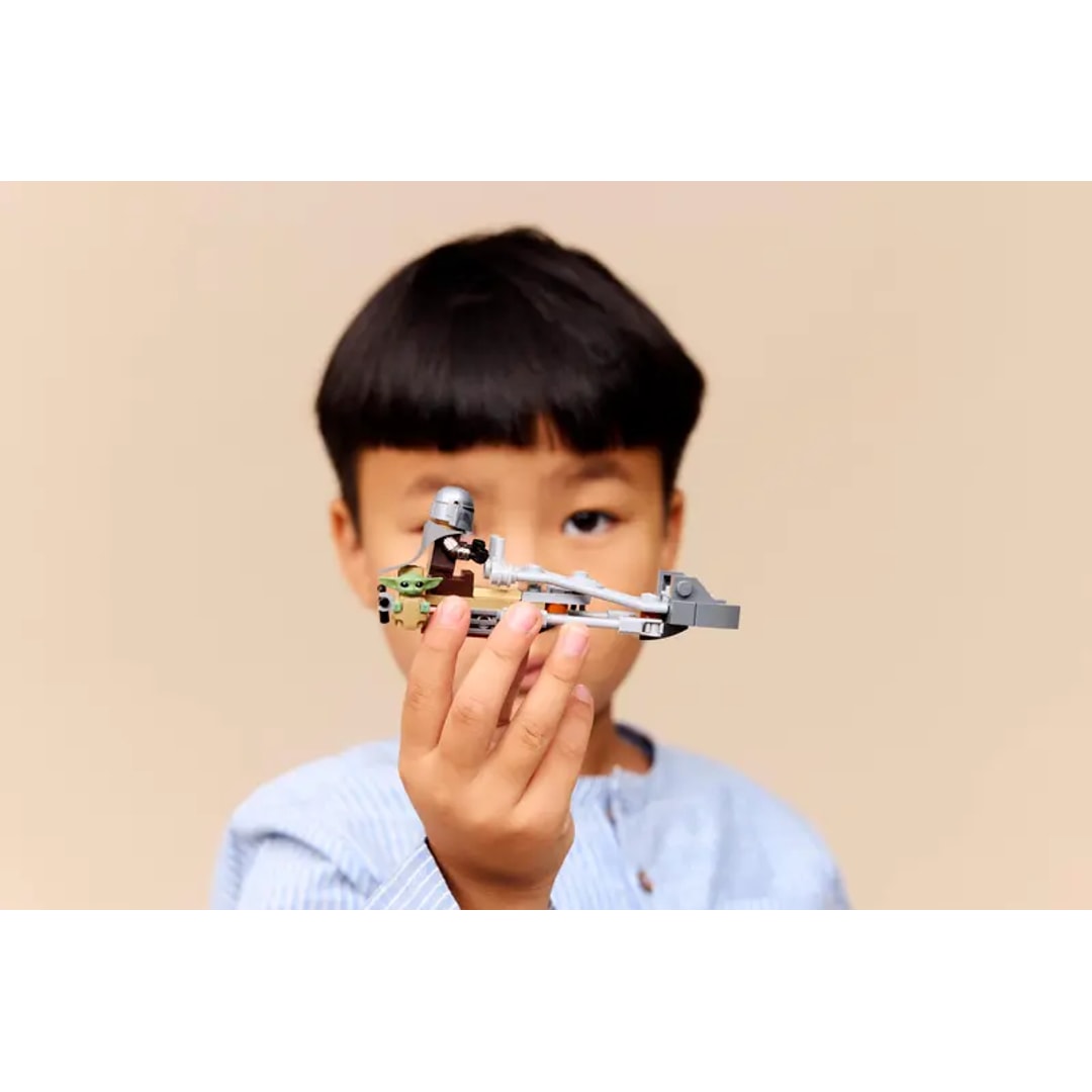 Lego mandalorianeren og grogus speedersy - Bilde 3