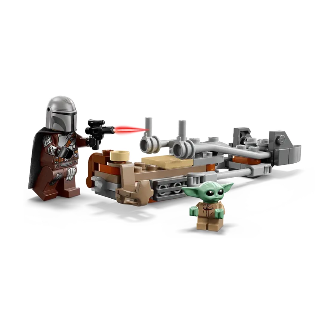 Lego mandalorianeren og grogus speedersy - Bilde 5