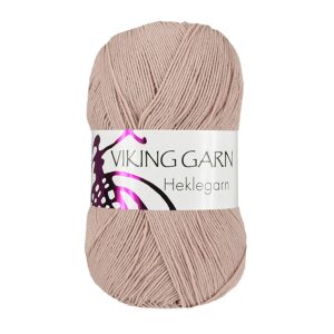 Garn viking heklegarn 12/4 807 beige