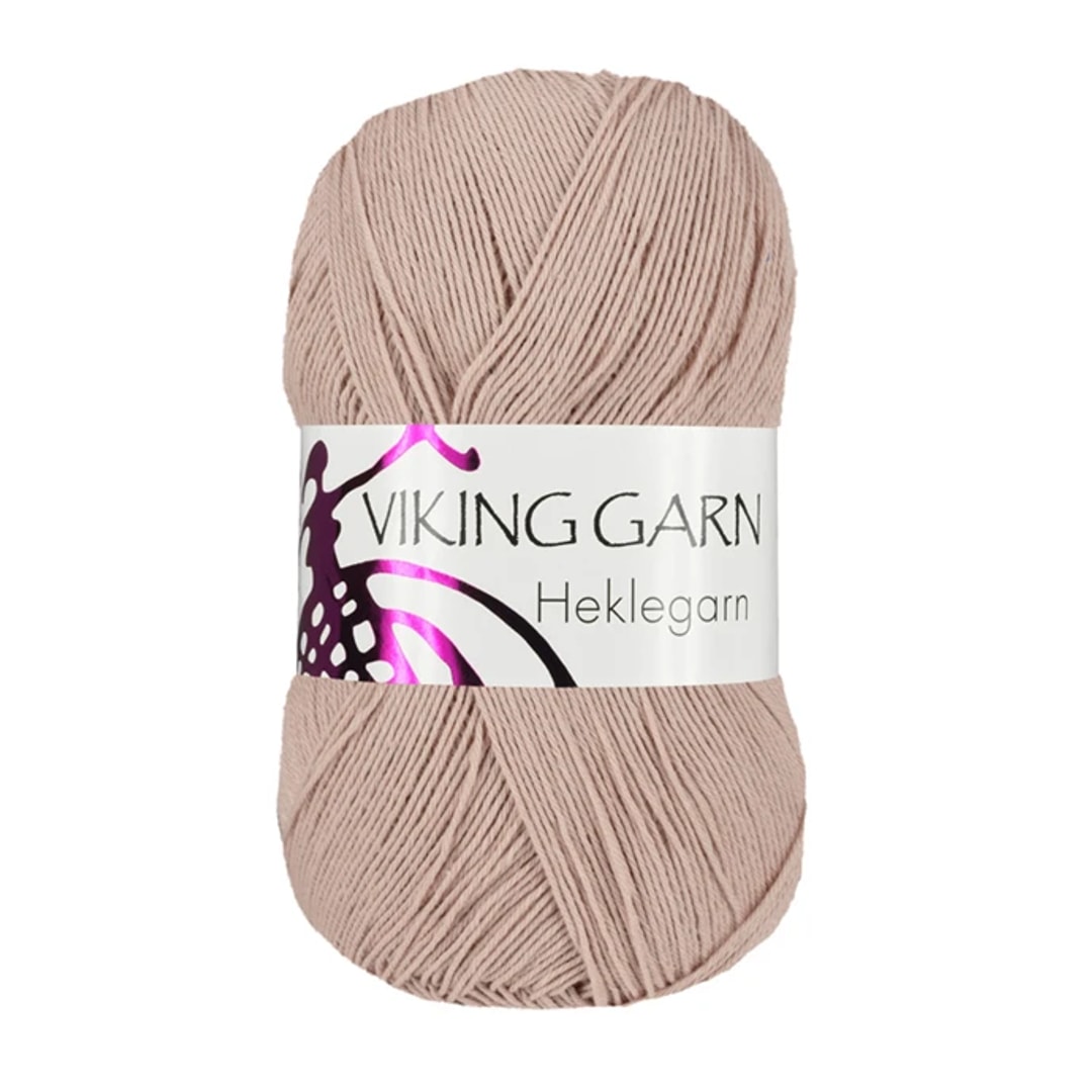 Garn viking heklegarn 12/4 807 beige
