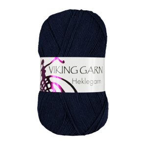 Garn viking heklegarn 12/4 826 marine