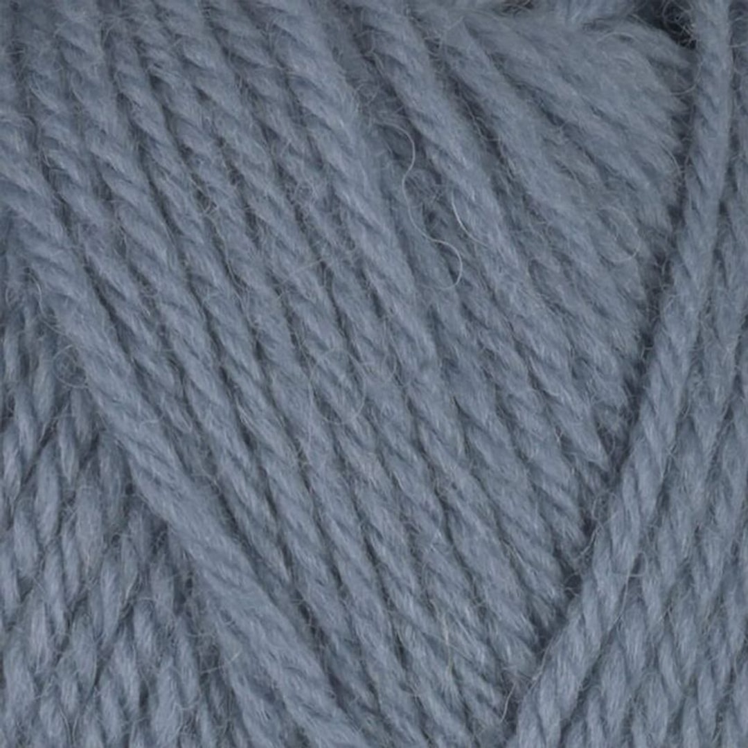 Garn viking highland eco wool 210 gråblå
