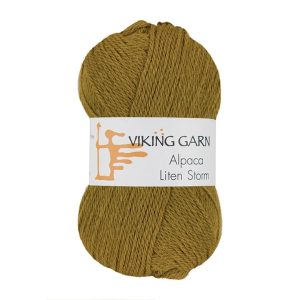 Garn viking alpaca liten storm 735 grønn