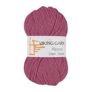 Garn viking alpaca liten storm 765 rosa