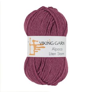 Garn viking alpaca liten storm 769 lys l