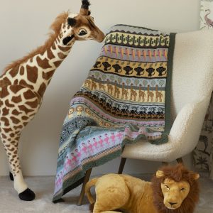 Dyrene i Afrika -teppe 2401-07a